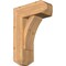 Ekena Millwork Thorton Craftsman Smooth Bracket w/ Offset Brace, Western Red Cedar, 7 1/2"W x 18"D x 26"H BKT0806X18X26THR04SWR - alternate 1